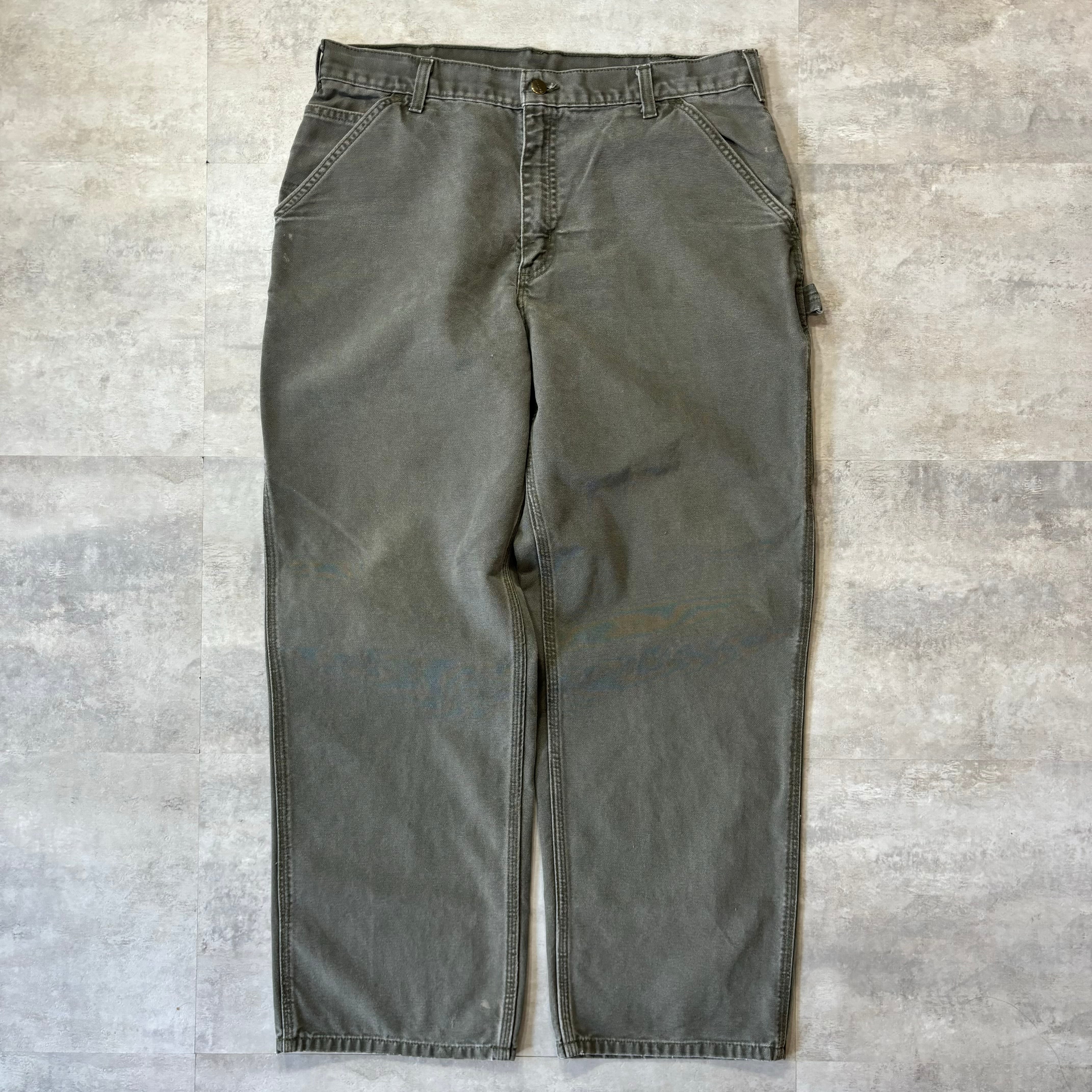 《実寸w28l28》carhartt ダック生地 ワークパンツ ペインターパンツ no.1241