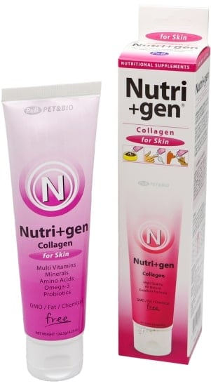 ニュートリプラスジェン Nutri+gen Collagen 120g (コラーゲン) 皮膚ケア サプリメント 犬猫用