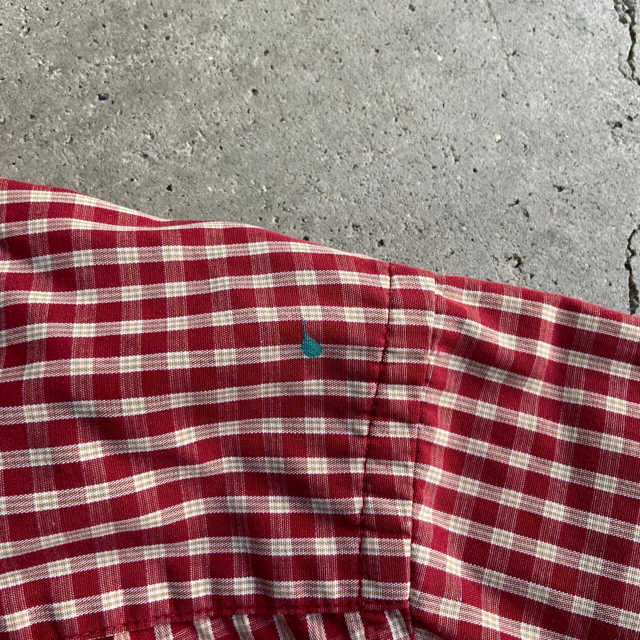 90年代 TOMMY HILFIGER トミーヒルフィガー チェック柄 コットン 半袖 