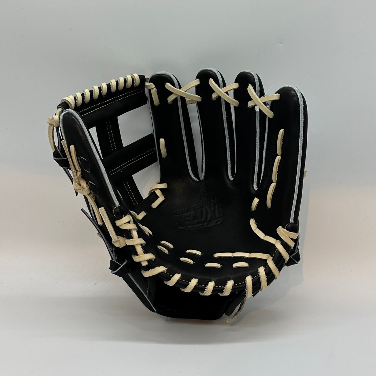 硬式】玉澤 内野手用グローブ TUG-05DX 本体ブラック 紐キャメル