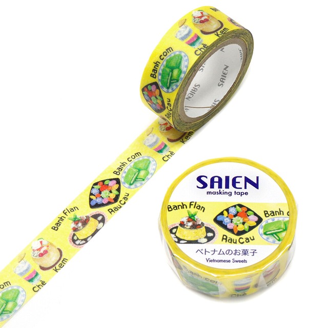 SAIEN　ベトナムのお菓子　15mmマステ　SA03