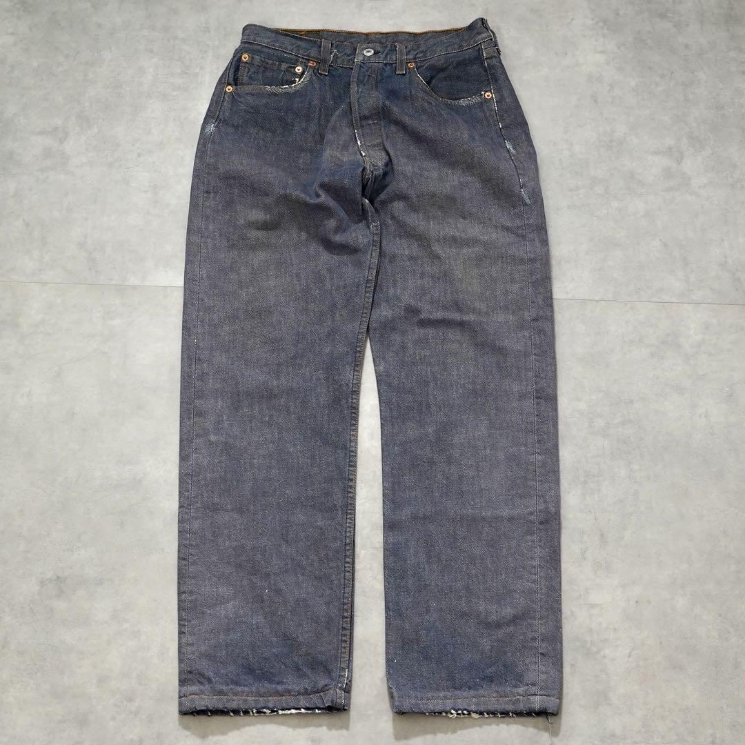 リーバイス501 Levis W34 ブルーデニム 青 ユーロ 古着 15912