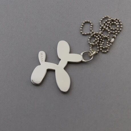 MASU BALLOON DOG NECKLACE (SILVER) MFFW-OJ2223 | IAAAM ONLINE STORE