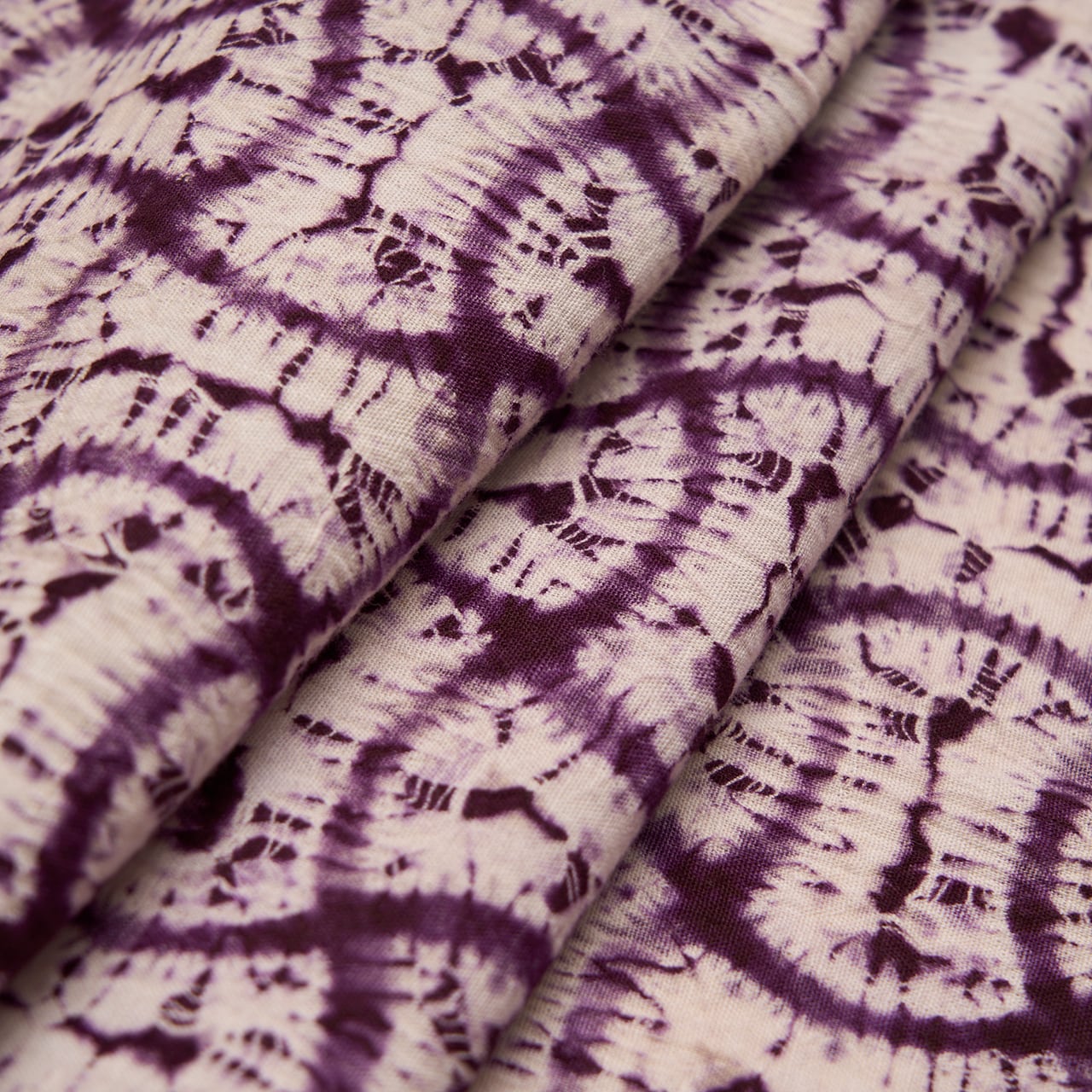 草紫堂 南部紫根染め 分銅繋文 木綿袷着物【お仕立て替え済】 | かわの屋