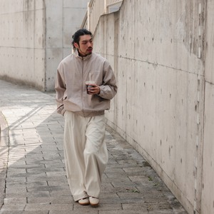 ルーズプリーツ・ワイドトラウザーズ N3457