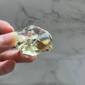 無処理天然色スモーキーファントムシトリンポイント*天然石インテリア*置き物