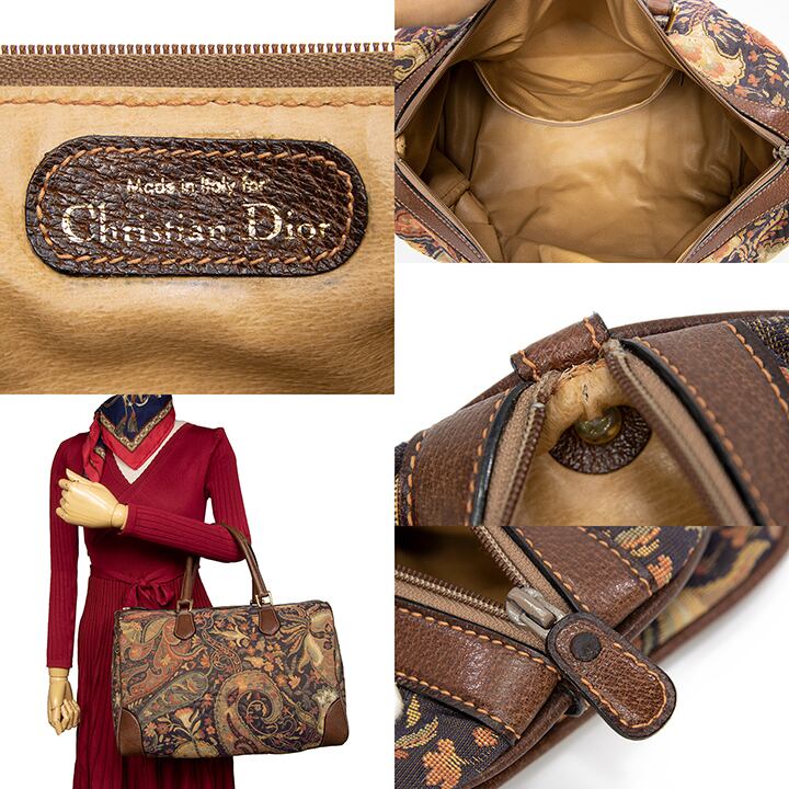 限界価格・送料無料・美品】OLD Dior・オールドディオール・ボストン