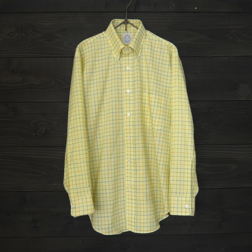 70's Arrow オックスフォードボタンダウンチェックシャツ DEADSTOCK★