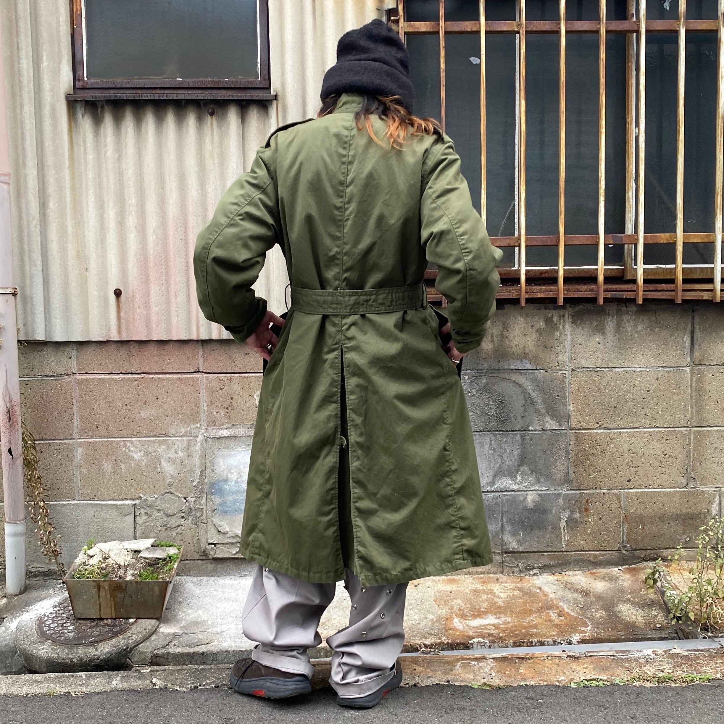 激レア】ヴィンテージ 旧ソ連軍 リネン ダブルブレスト オーバーコート