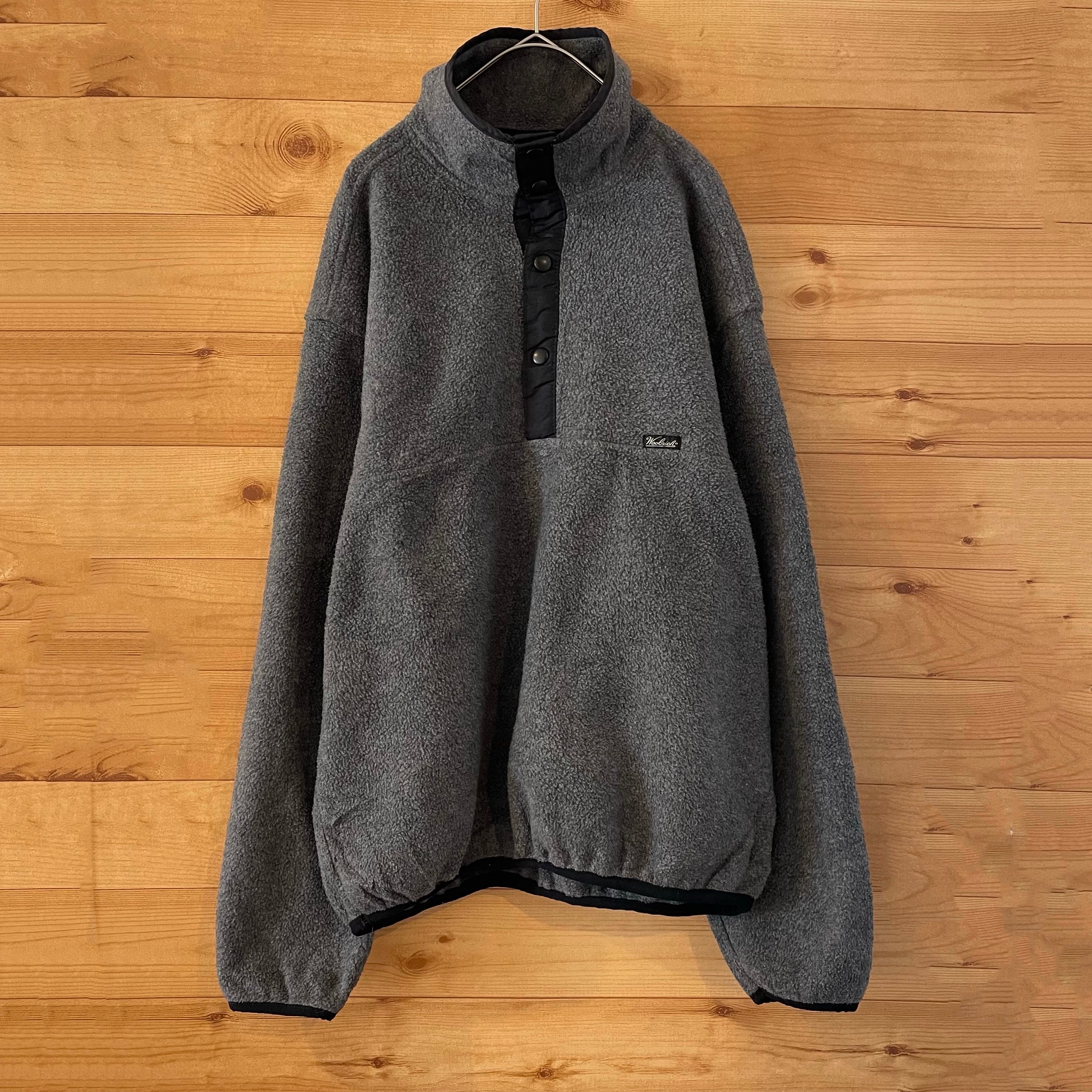 vintage USA製　WOOLRICH アニマル　ハーフジップ　フリース