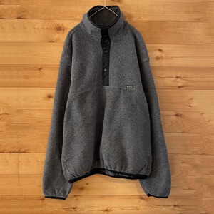 【Woolrich】USA製 ハーフスナップ フリースジャケット プルオーバー ウールリッチ ポーラーテック サイズL アメリカ古着