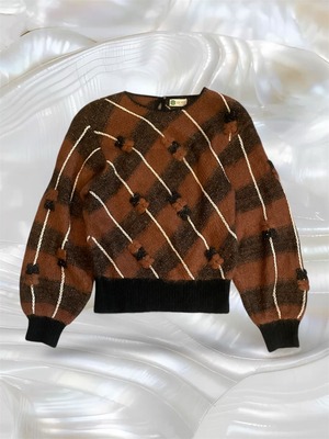90s VTG kid mohair knit sweater