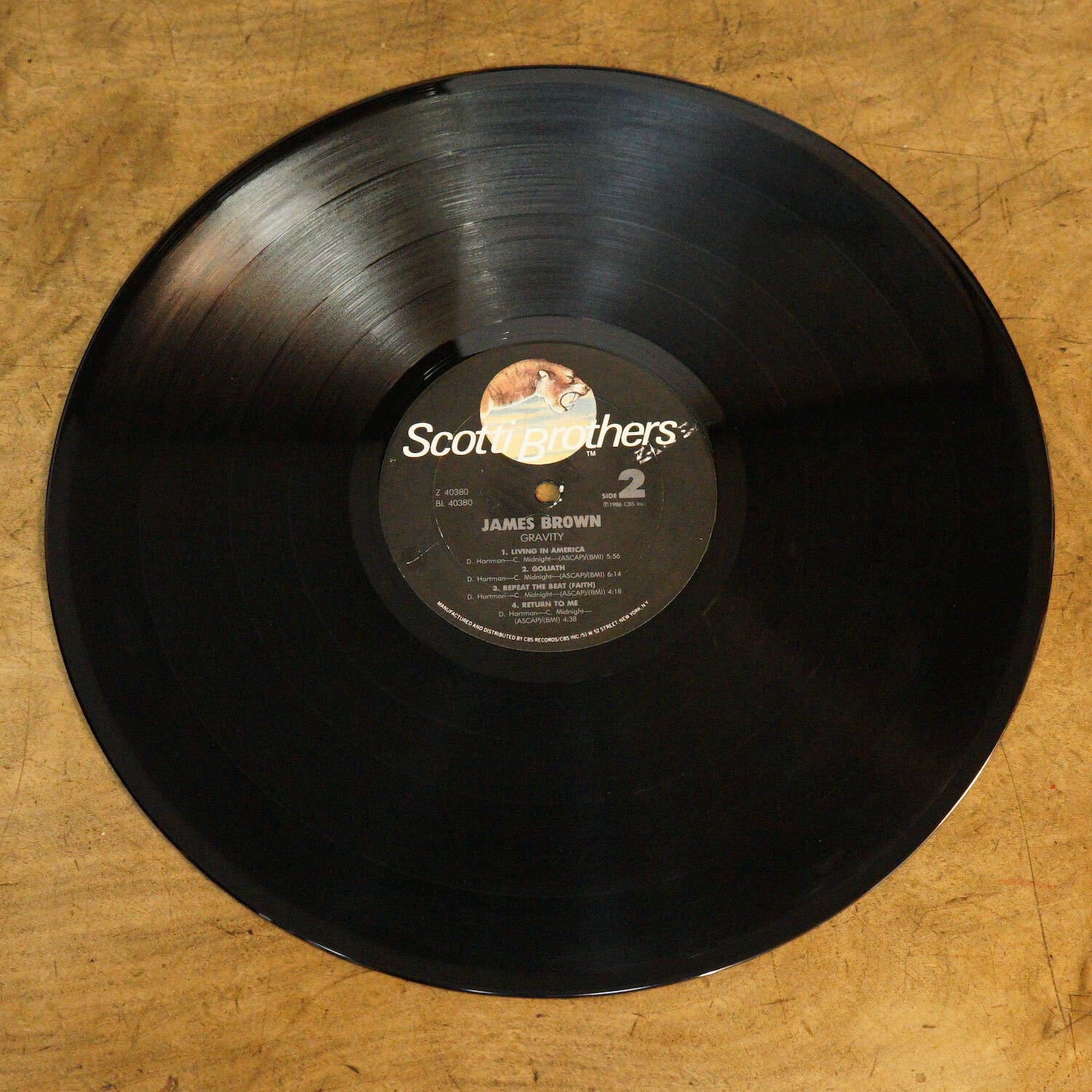 1192LP1 JAMES BROWN / GRAVITY ジェームス・ブラウン 中古 1192LP1 JAMES BROWN / GRAVITY ジェームス・ブラウン 中古