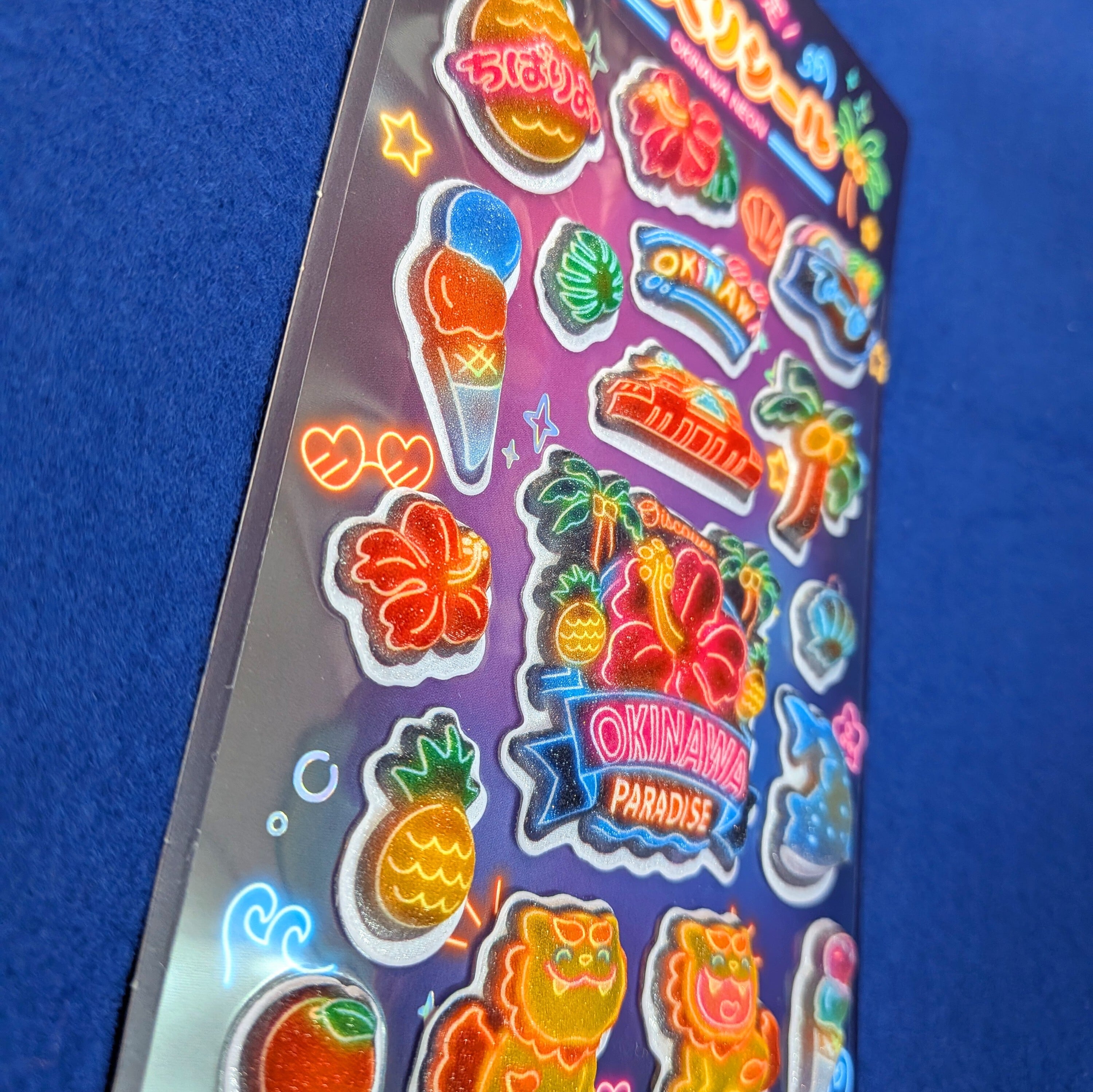 ぷっくりシール OKINAWA NEON | 沖縄のおみやげ屋 海島