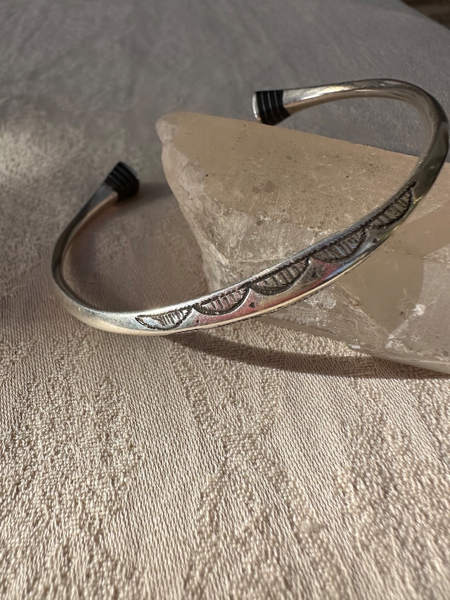 Tuareg silver bangle from Morocco