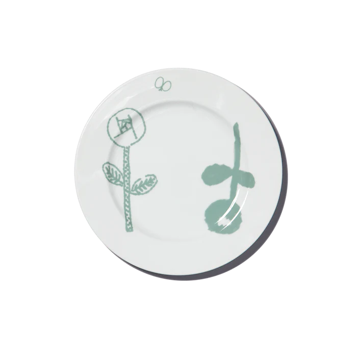 ミナペルホネン Remake table Plate 「咲いている花にただ笑ふ」 PASS