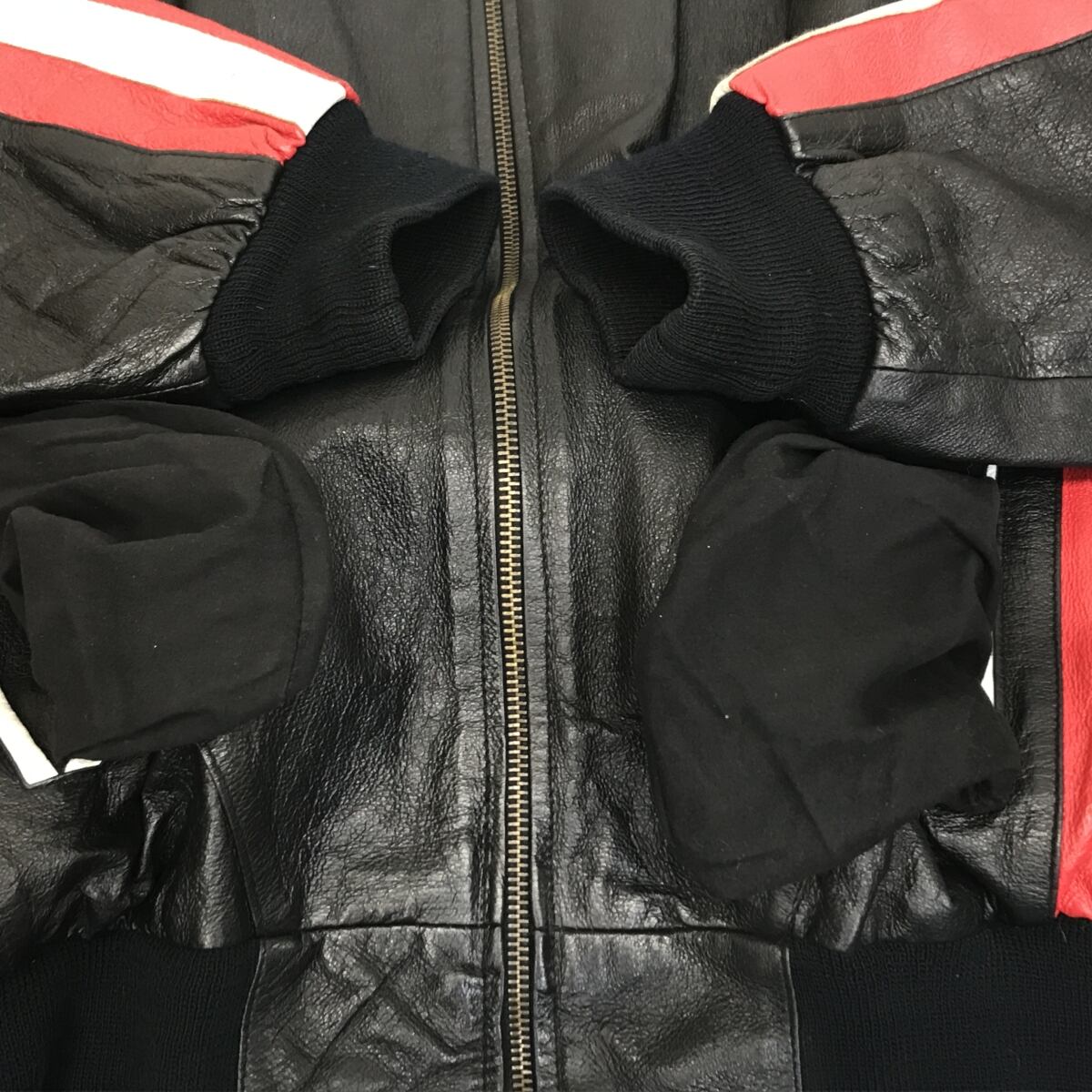 MICHAEL HOBAN マイケル ホーバン 90年代 USA 星条旗 レザージャケット