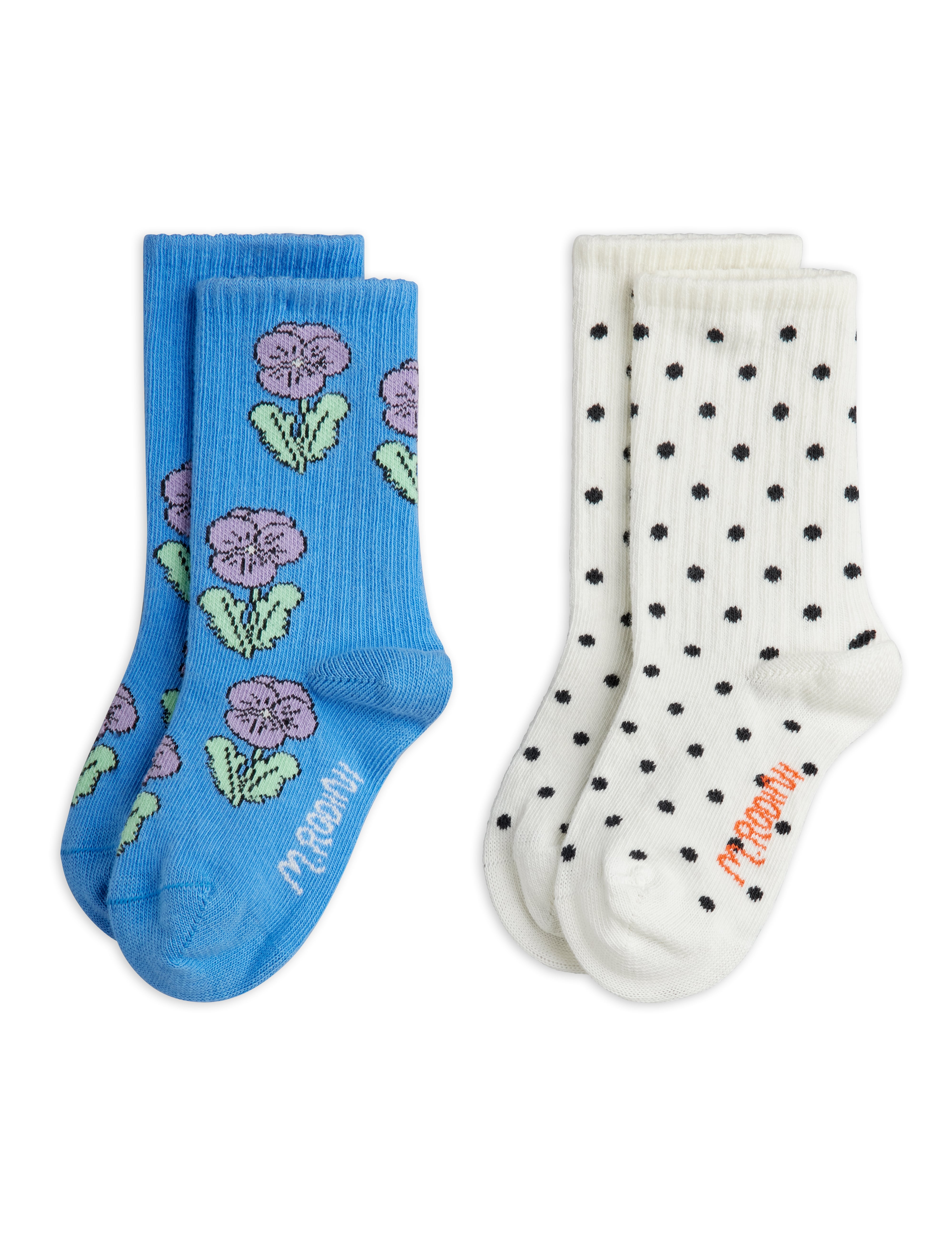 【 MINI RODINI 26AW 】 Violas 2-pack socks
