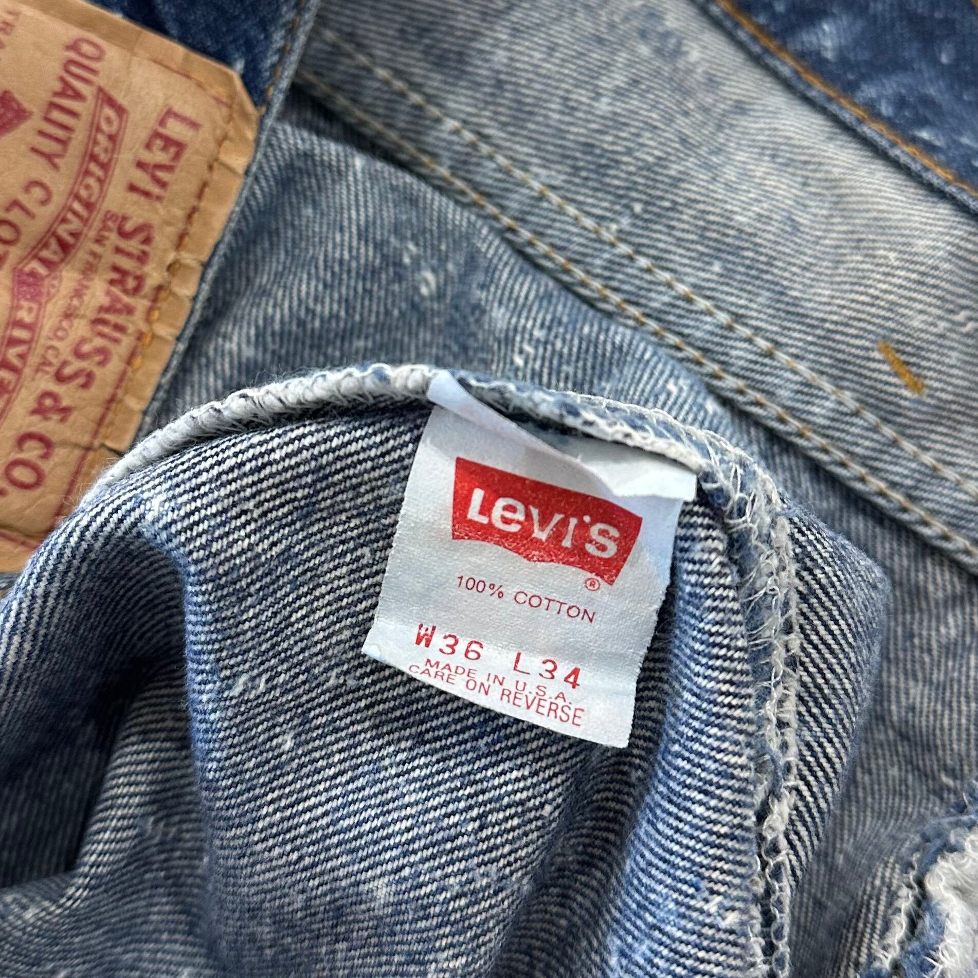 80s Levis 501 ギャラクティックウォッシュ USA製 W31 【公式通販】