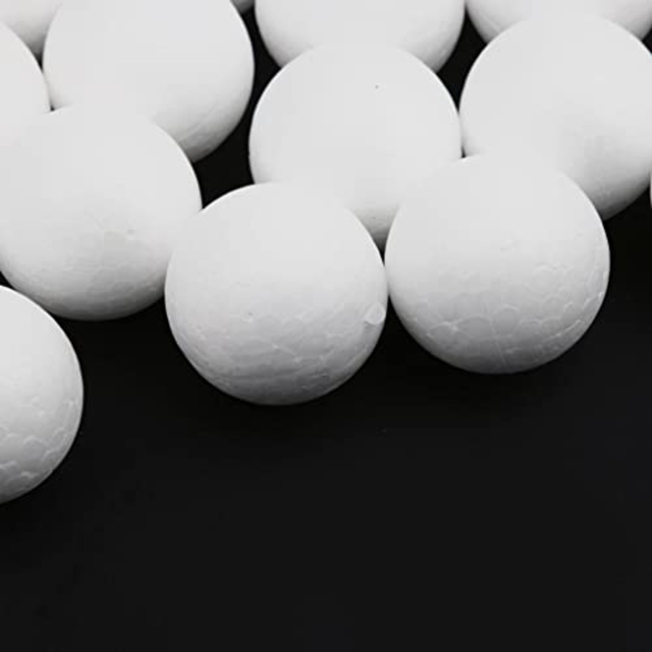100pcs 25mm ホワイト モデル クラフト 発泡 スチロール 球 ボール
