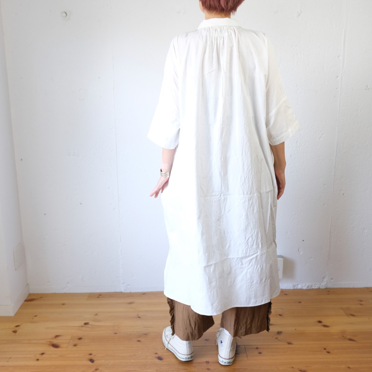 LABORATORY( ラボレイトリー) ワンピース LA392(ホワイト)