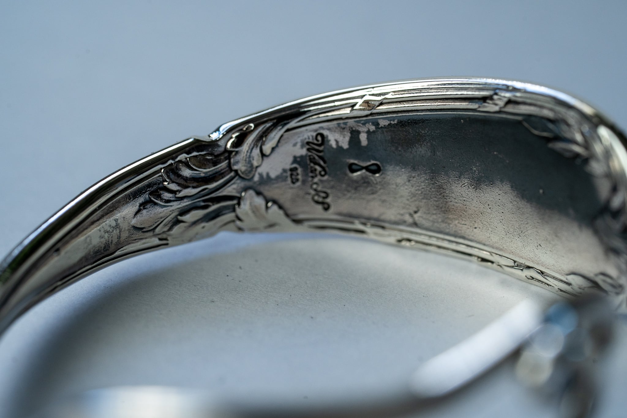 BN-032 Antique fork bangle | WAKAN SILVER SMITH online store