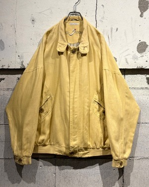 【Caka otto】Linen Blend Euro Vintage Loose Blouson Jacket