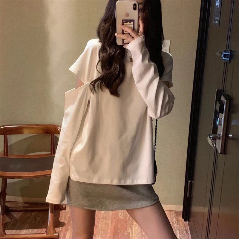 Tシャツ サマートップス レッドスタイルスリム ロング 夏物 YY-ファッション77920263955