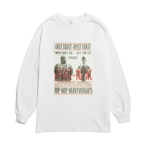 Biggie vs 2 pac L/S  (white)