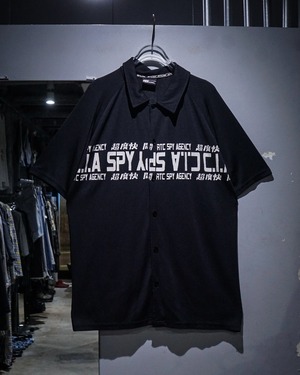 【add (C) vintage】“漢字” × English Design Vintage Raglan Sleeve S/S Shirt