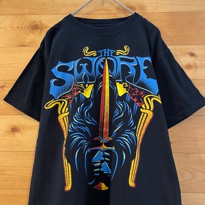 【FRUIT OF THE LOOM】THE SWORD バンドTシャツ ビッグプリント バンt  ヘビメタ ハードロック S US古着