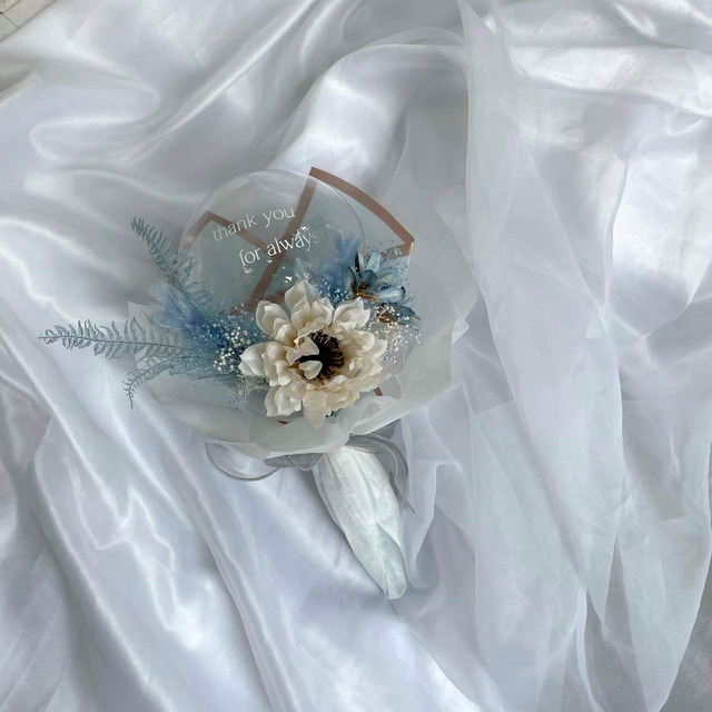 BALLOON FLOWER BOUQUET MINIUP - melrose BLUE -