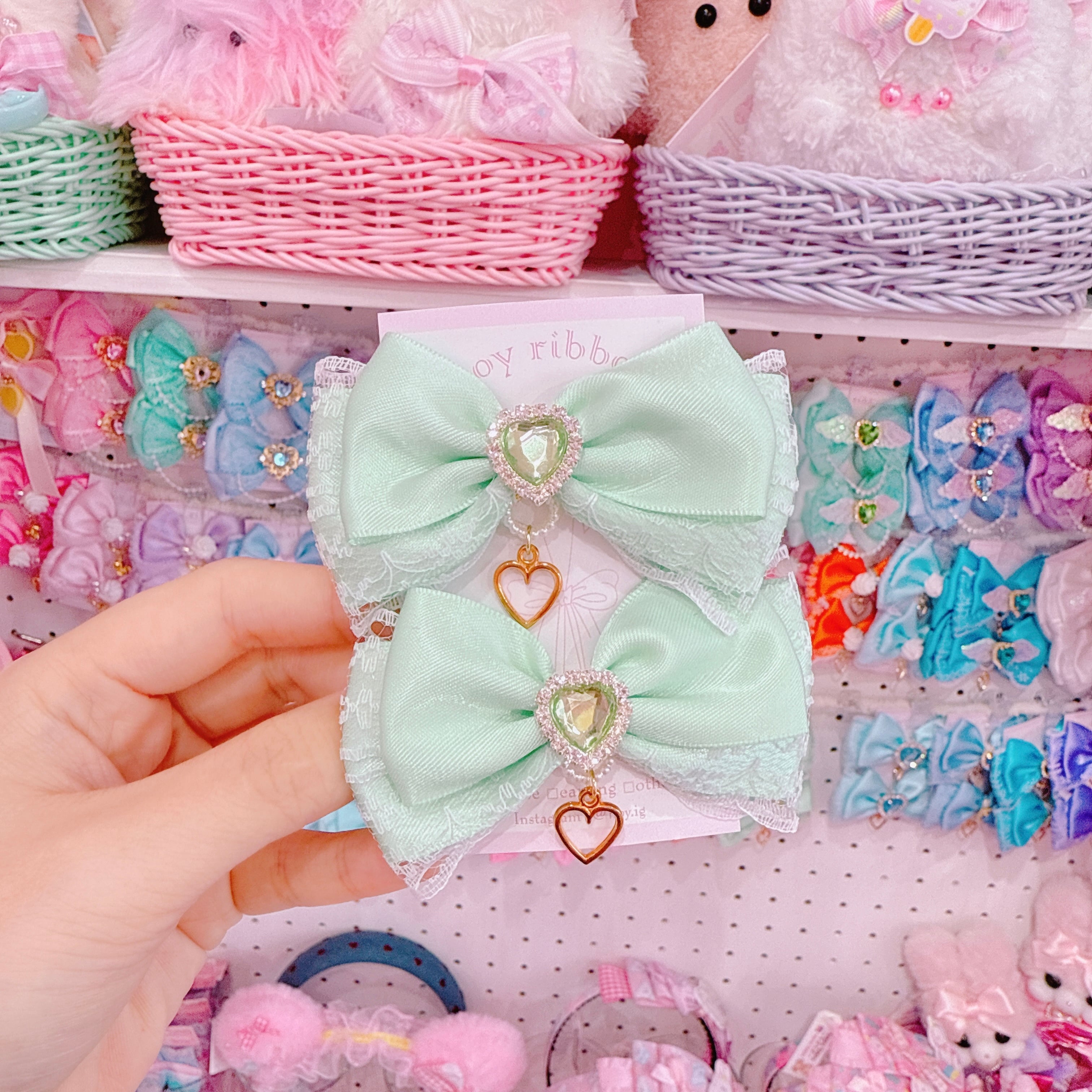 【F7】49-34ツインヘアクリップ