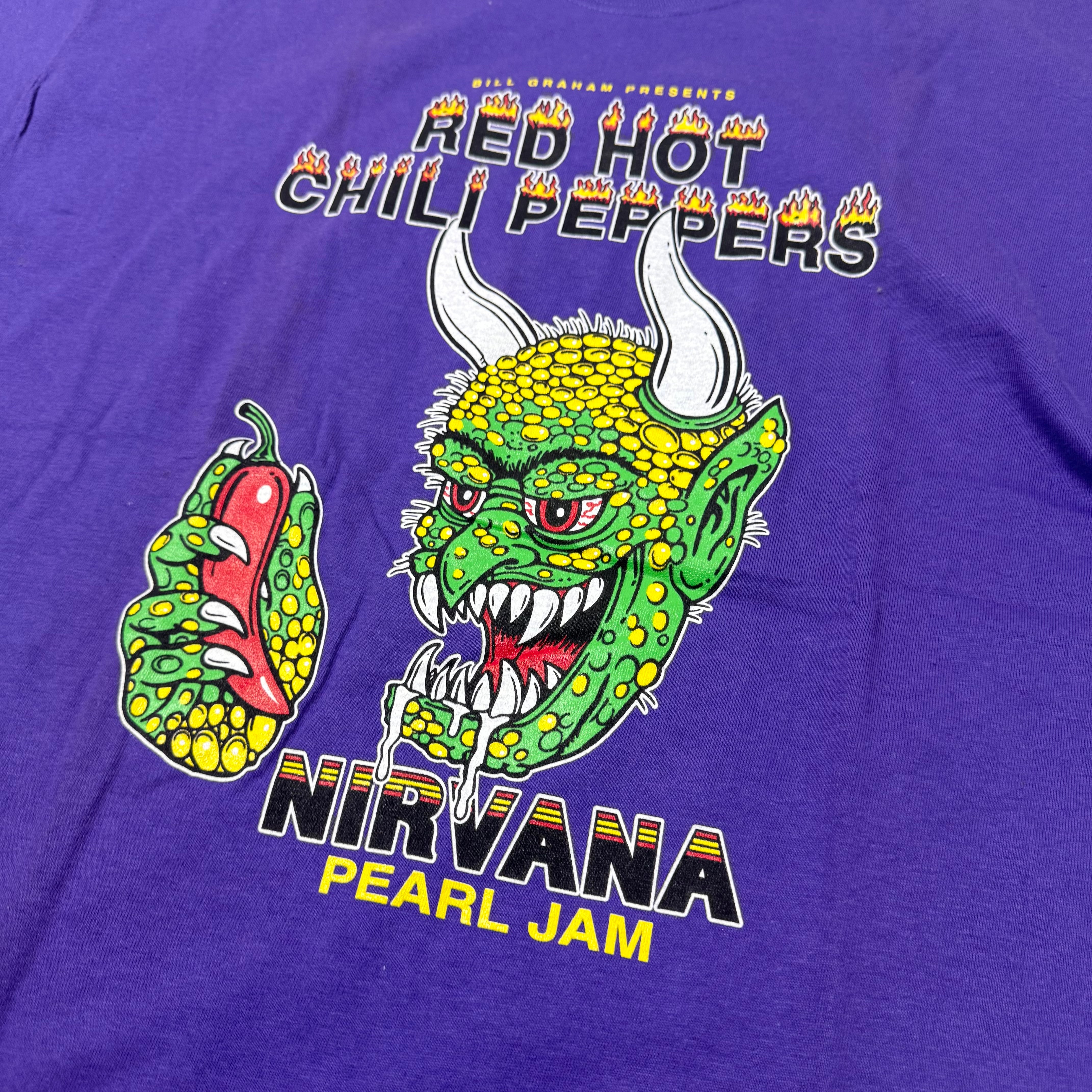 Red Hot Chili Peppers NIRVANA PEALJAM Tシャツ | 西田商店