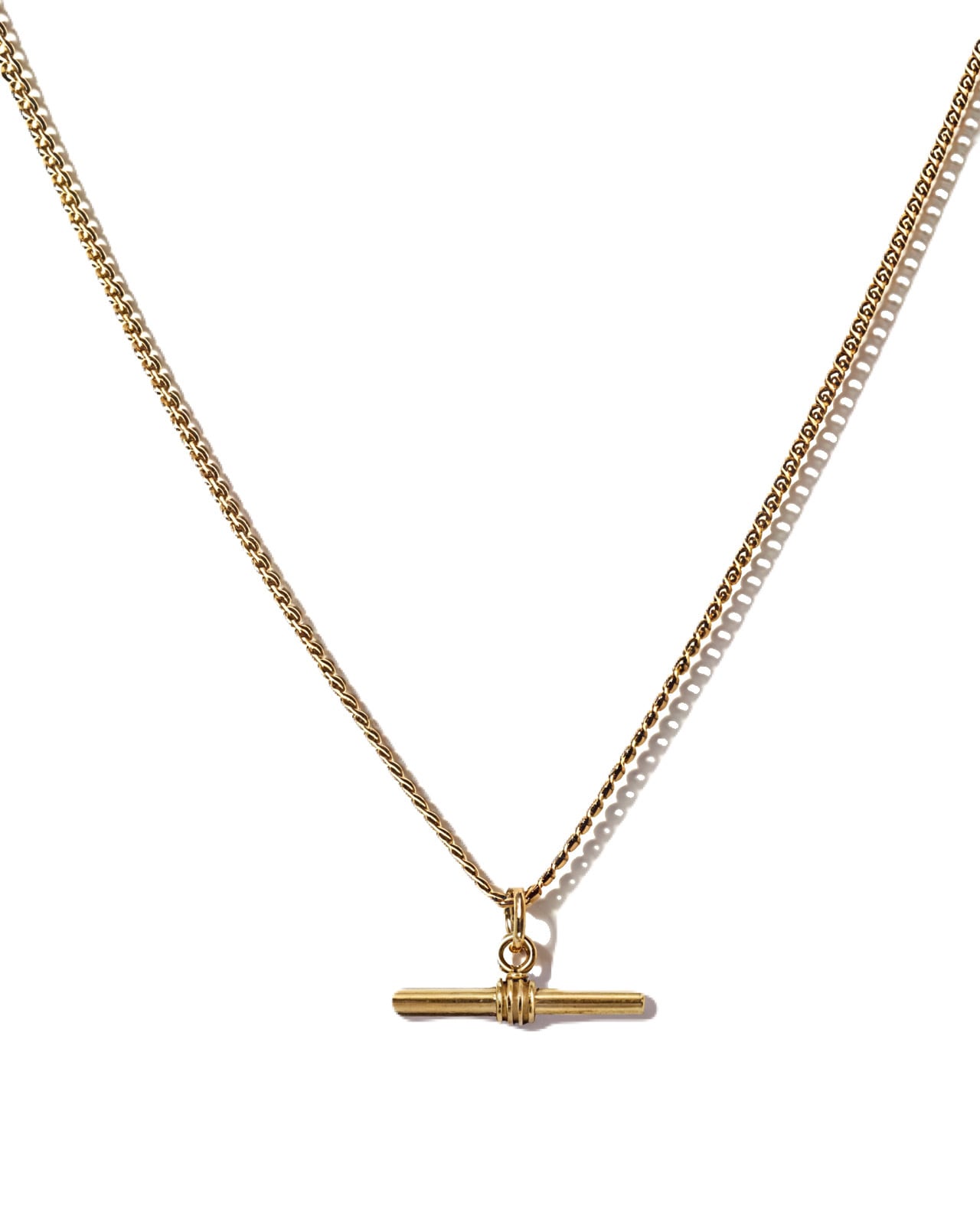 T-bar charm necklace【アレルギー対応】