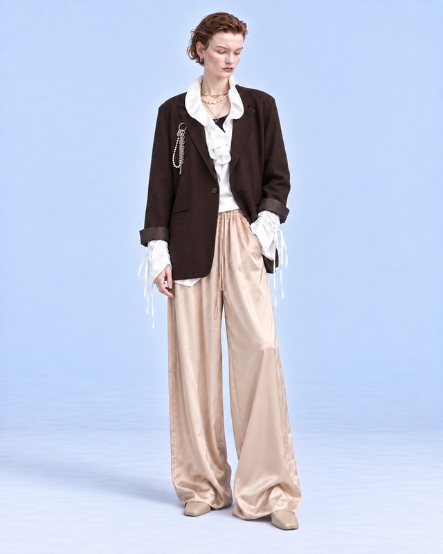 BROWN TAILORED JACKET