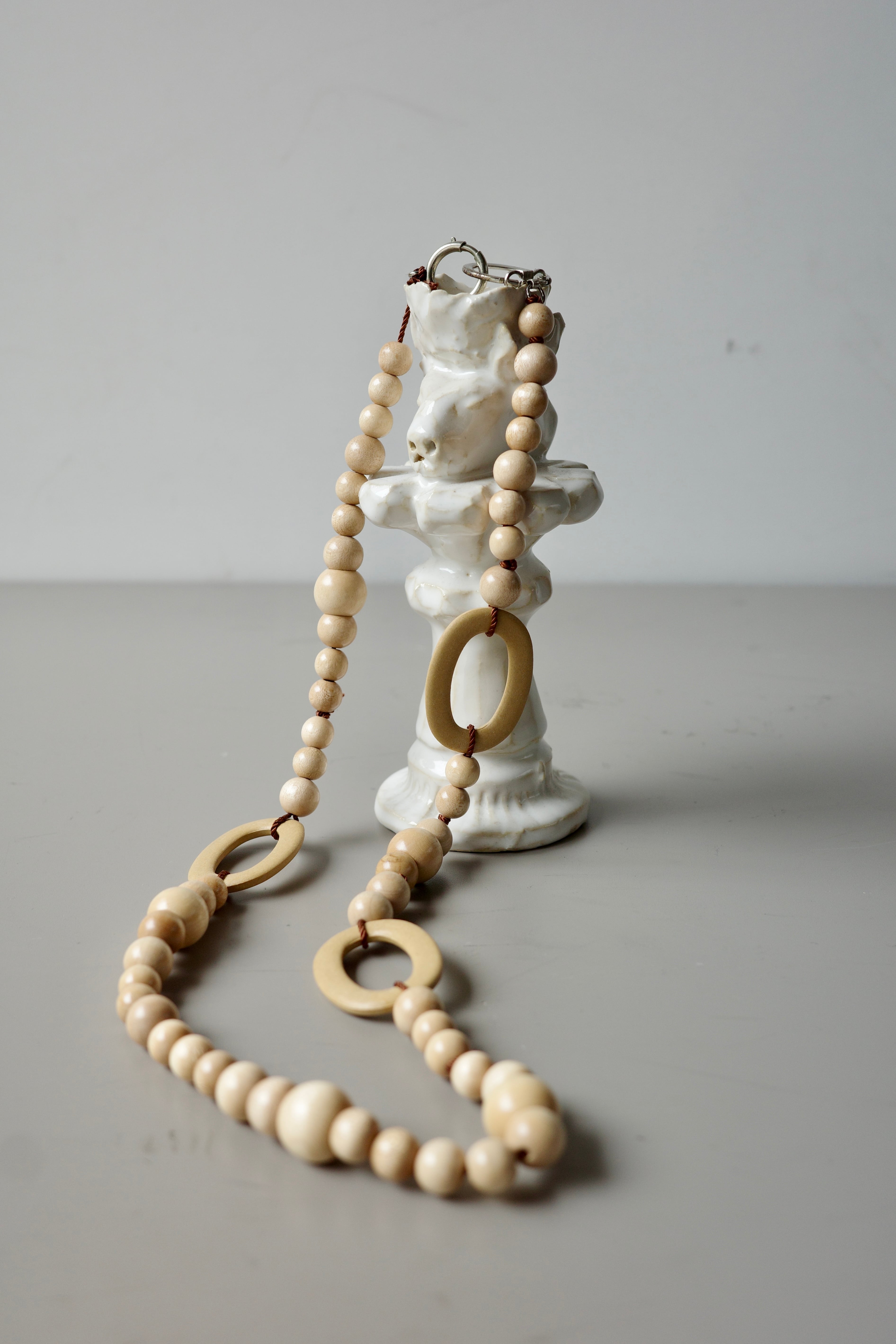 Daniel et Lili【60's Vintage Wood Multi Wallet Chain B -Natural-】