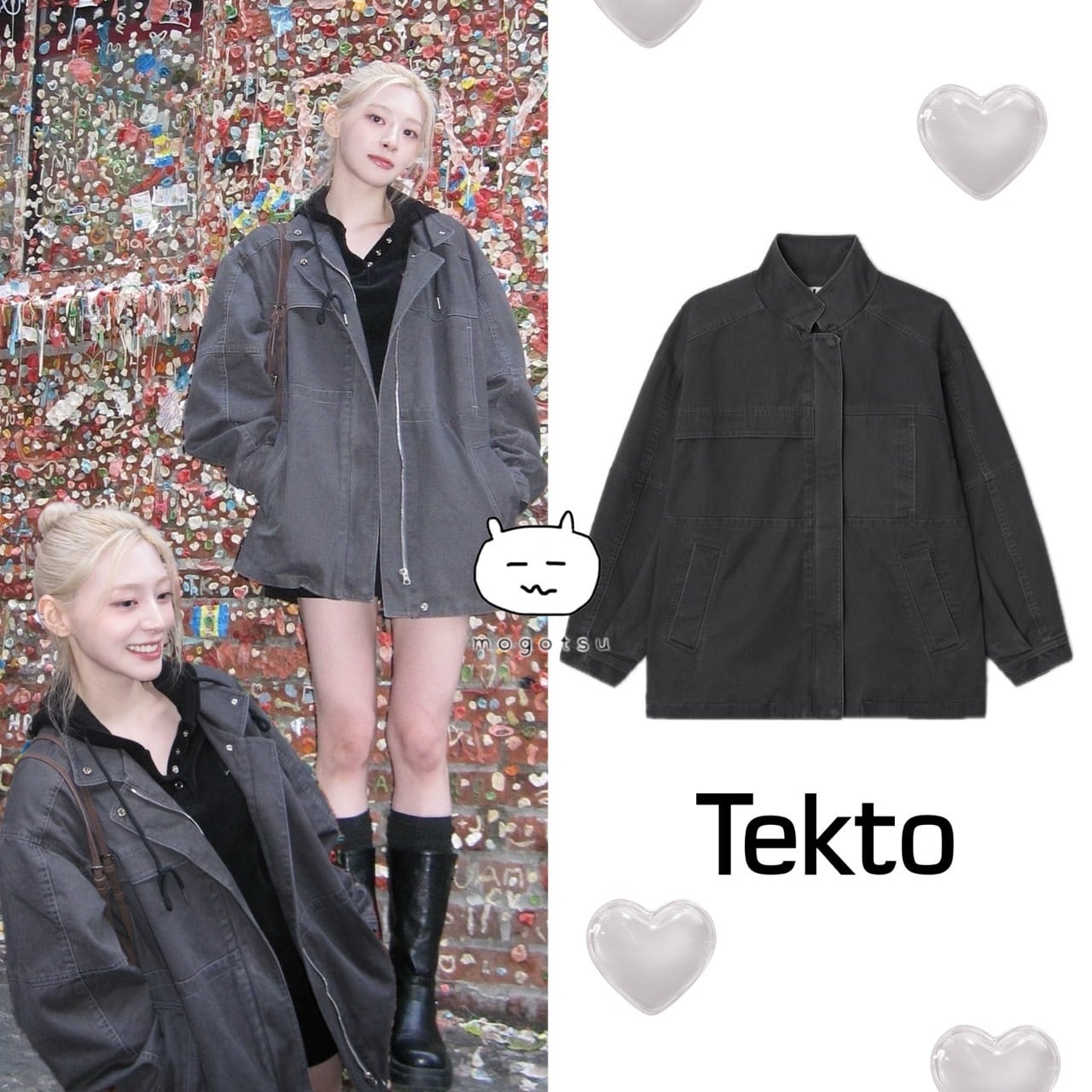 KAPITAL ネイビー ジップアップジャージ　aespa カリナ着用 ☆aespa カリナ 着用！！【WKNDRS】BASEBALL SCRIPT ZIPUP HOODIE