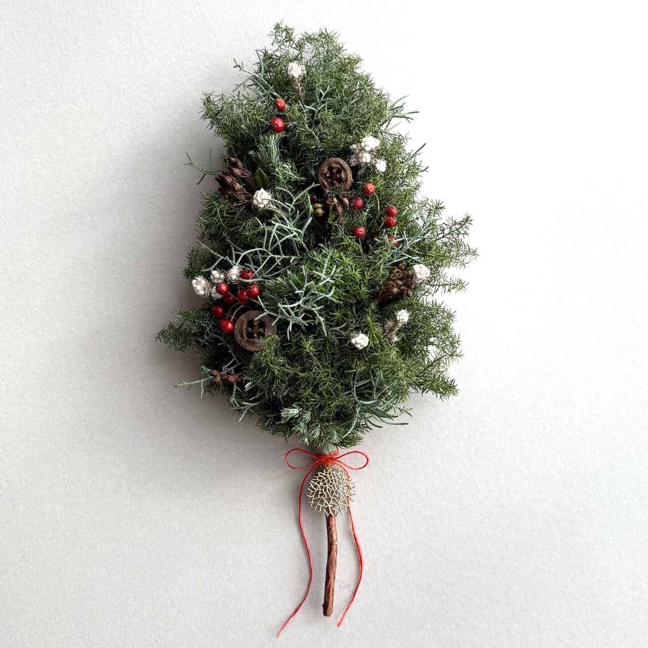 クリスマスリース | ドライフラワースワッグと布雑貨 | greenstitch