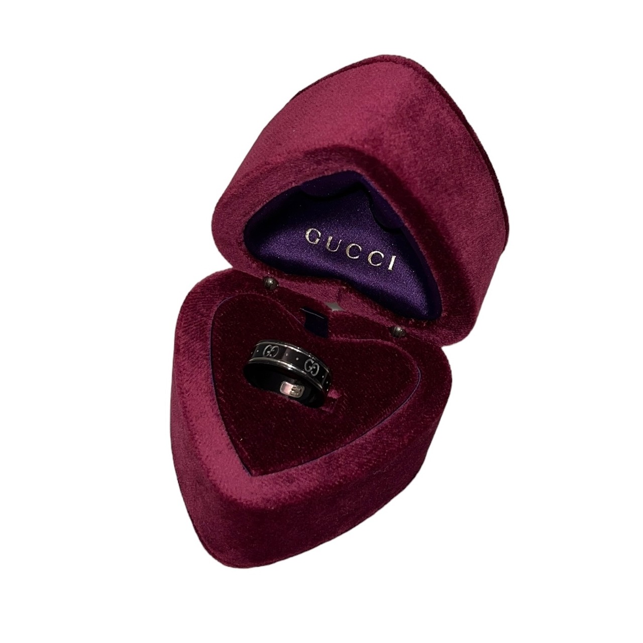 GUCCI ceramic × k18 ring " icon ring "