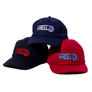 HELLO WOOL BB CAP #NAVY