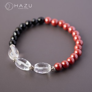 SALE☆賢者の石が導く成功と魔除け［シナバー／オニキス／水晶］