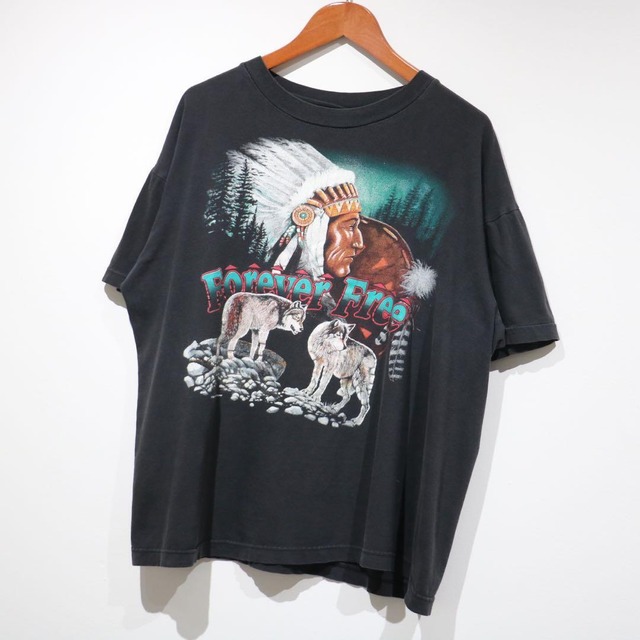 90s Native American Tee “Forever Free”
