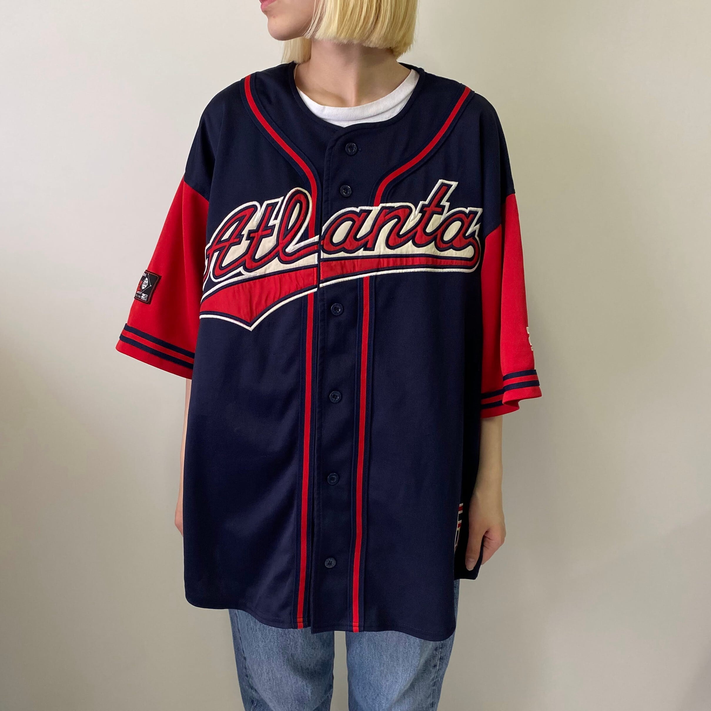 MLB アトランタ・ブレーブス Atlanta Braves ベースボールシャツ ...