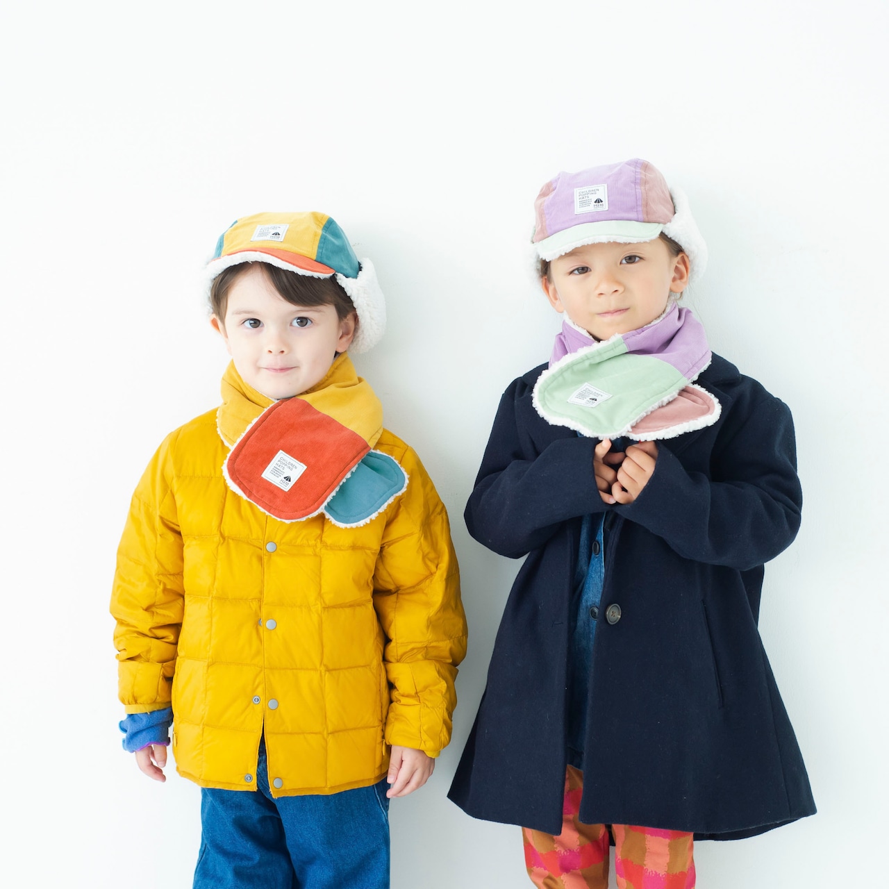 マフラー【マルチミントグリーン】ブランド 子供 帽子 男の子 女の子 男女兼用 日本製 冬 出産祝い キッズ ギフト