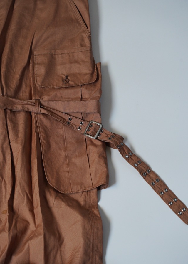JEAN PAUL GAILTIER HOMME cotton bondage pants