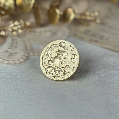 【30㎜】チューリップラビット【スタンプヘッド】#SWH-109