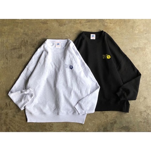 melple (メイプル) 『Ocean Park』 Flower＆Coffee Books Print Crew Neck Sweat