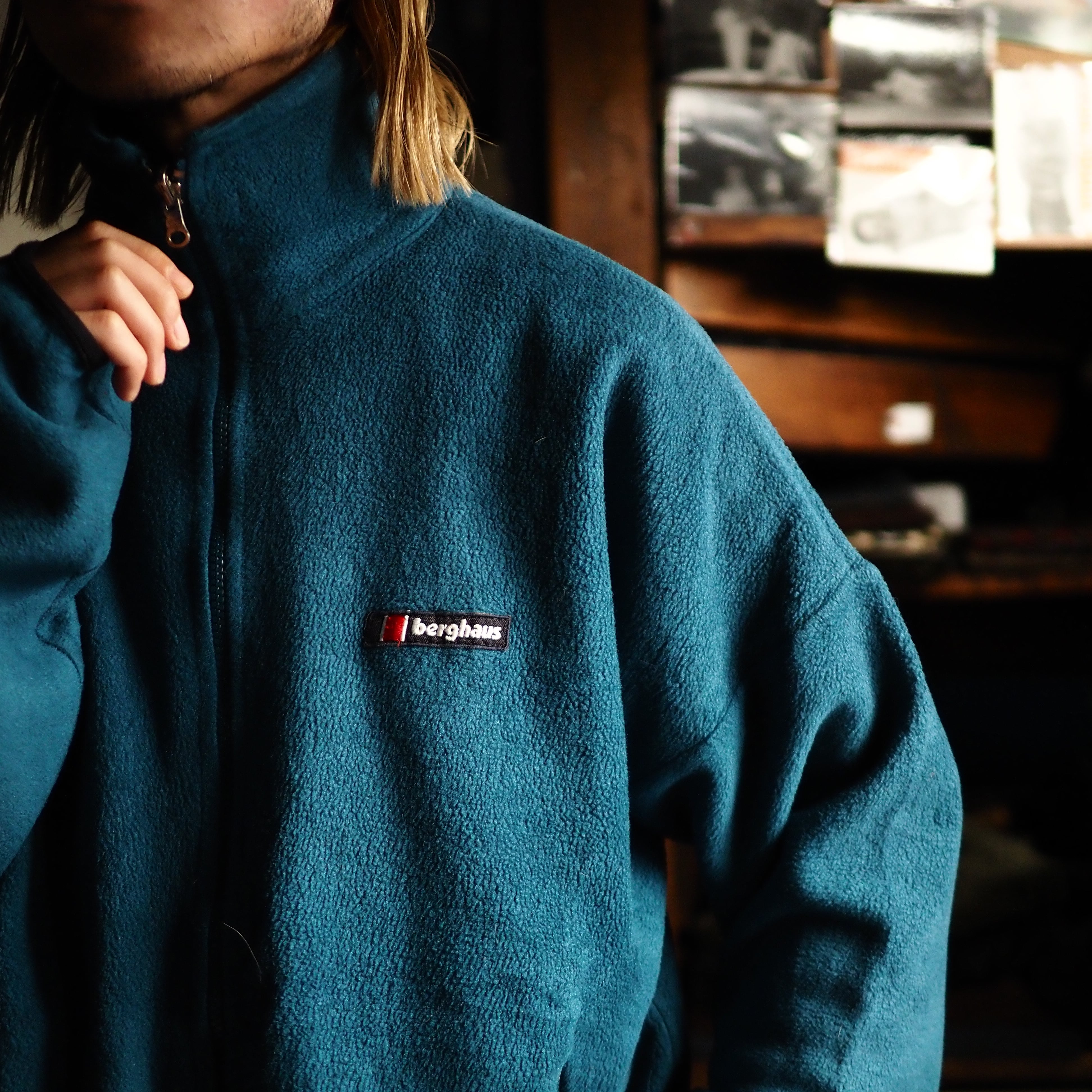 Jamiroquai! UK Vintage Berghaus Fleece Jacket バーグハウス 英国製 ビンテージ フリース The  Stone Roses, Oasis