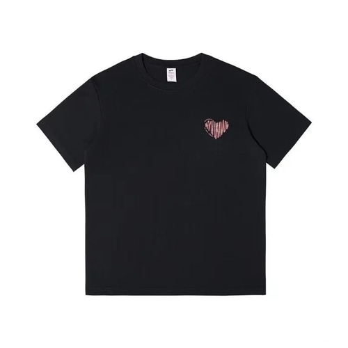 女性用のゆったりとした綿のTシャツ,半袖の服,女性用のシンプルなトレンド,ジョーカー,大きいサイズ,ブランド,学生,夏 ボトム ボトムス ズボン T240619132731_06